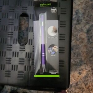 NWT Purple Stylus Plus Black Ink Pen